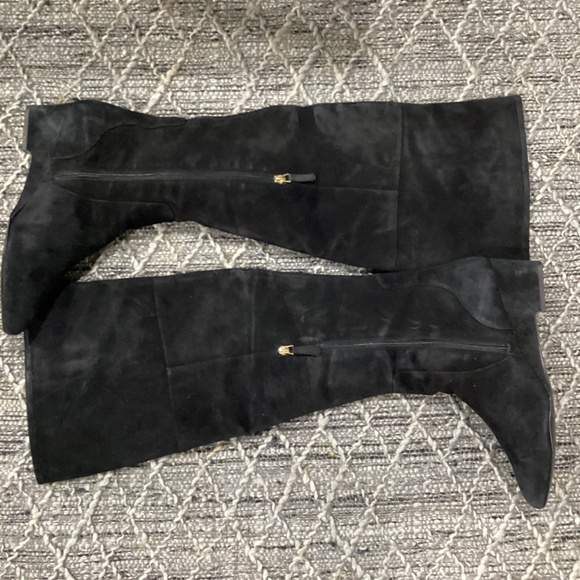 NINE WEST | BLACK SUEDE | KNEE HIGH | SZ 12 M - Picture 13 of 14
